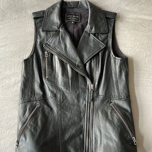 FINAL BUY NOW PRICE:Lucky Brand Leather Vest